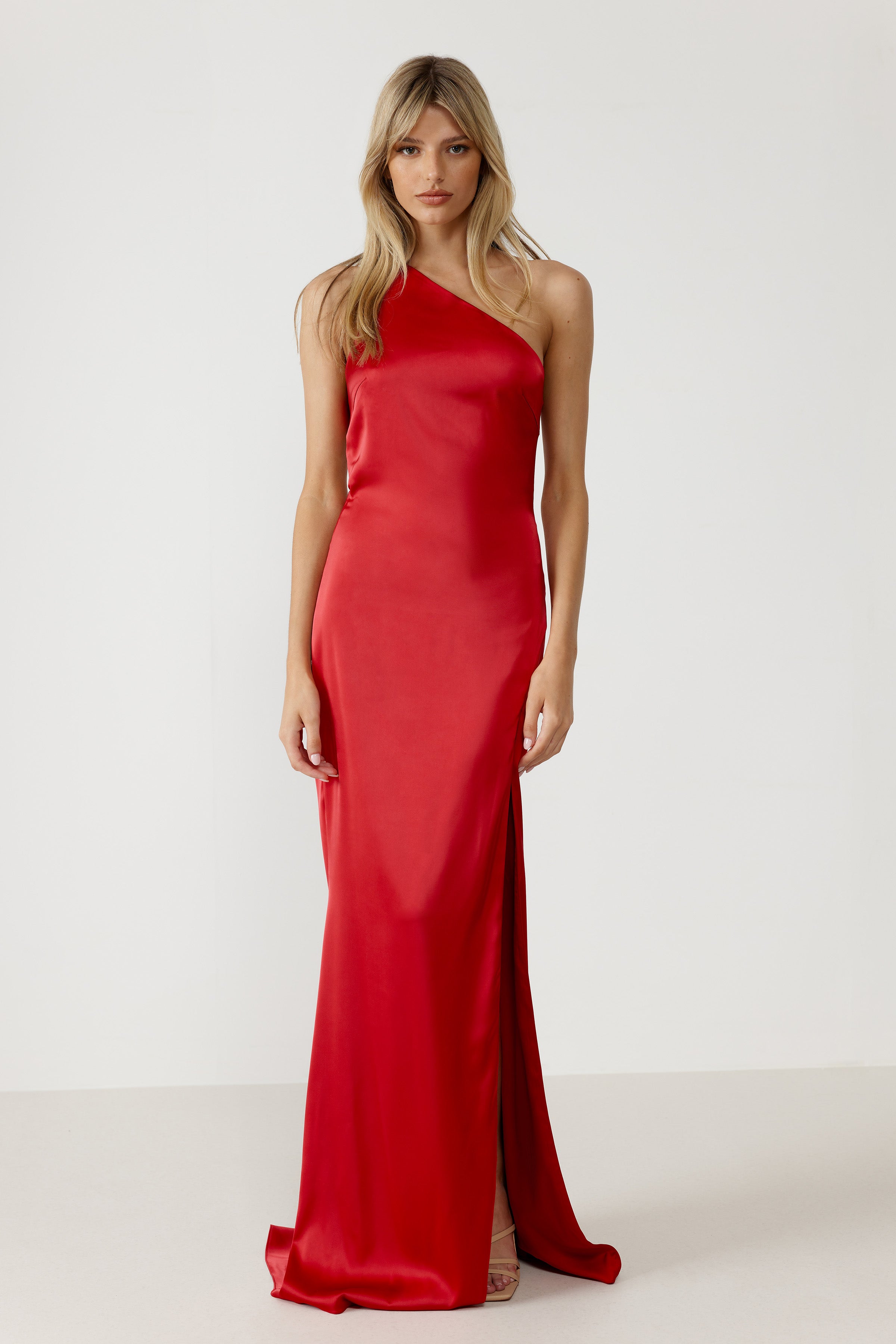 Natalya Dress - Deep Red