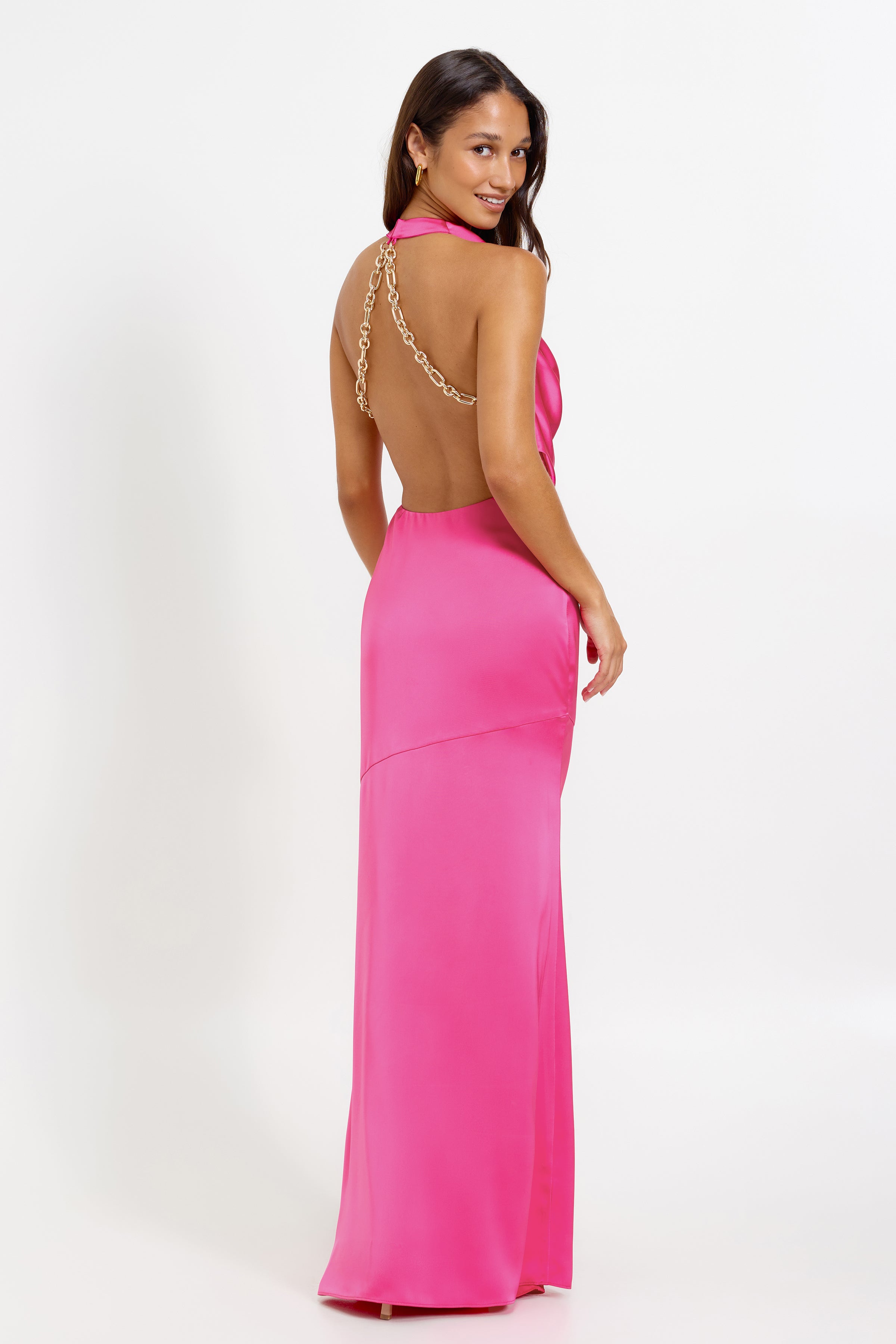 Silvana Dress - Hot Pink