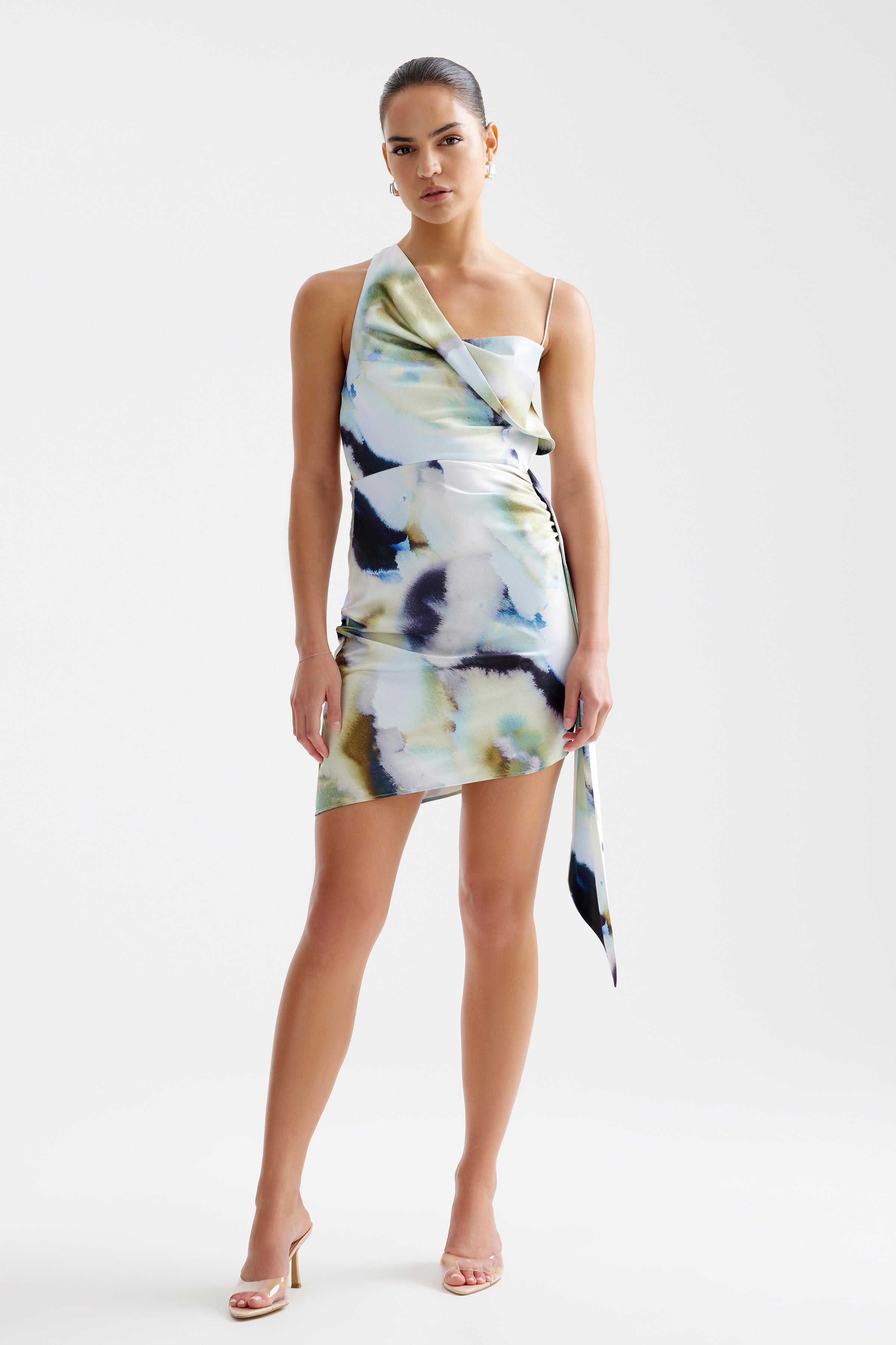 Sophie Dress - Blue Mineral Print