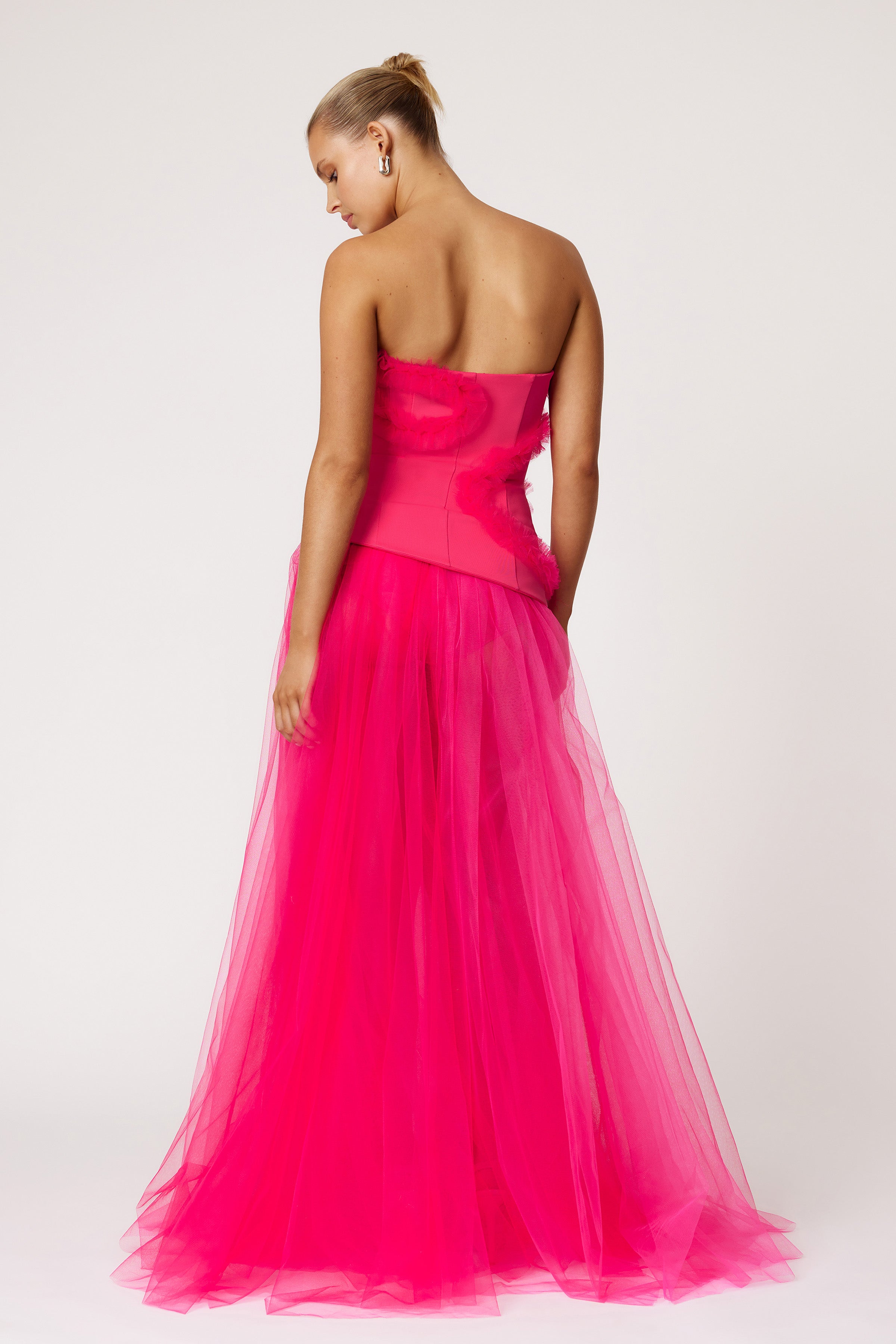 Emilie Dress - Raspberry
