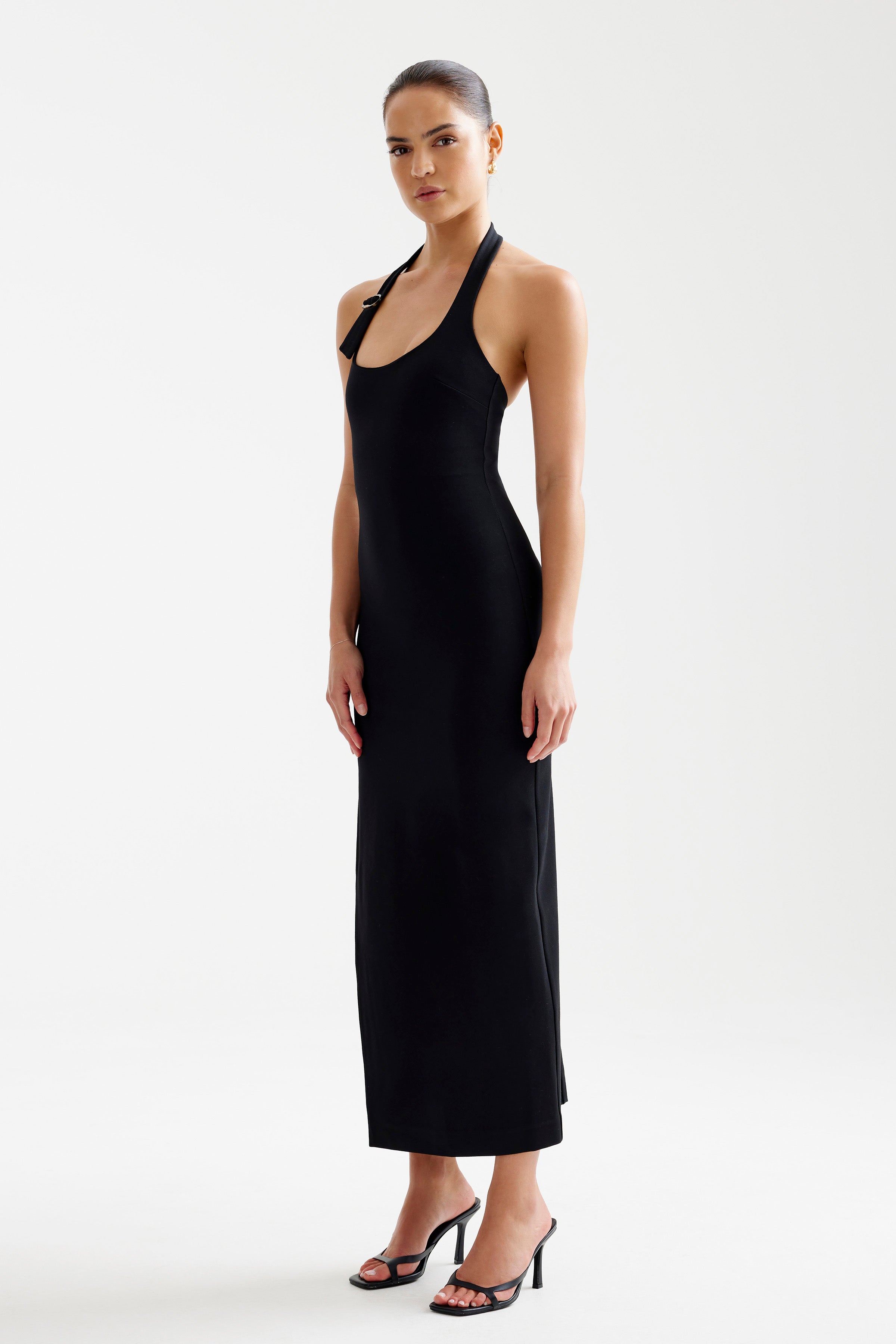 Luna pleats mini dress andmary black 正規品 ANDMARY】Luna pleats mini dress