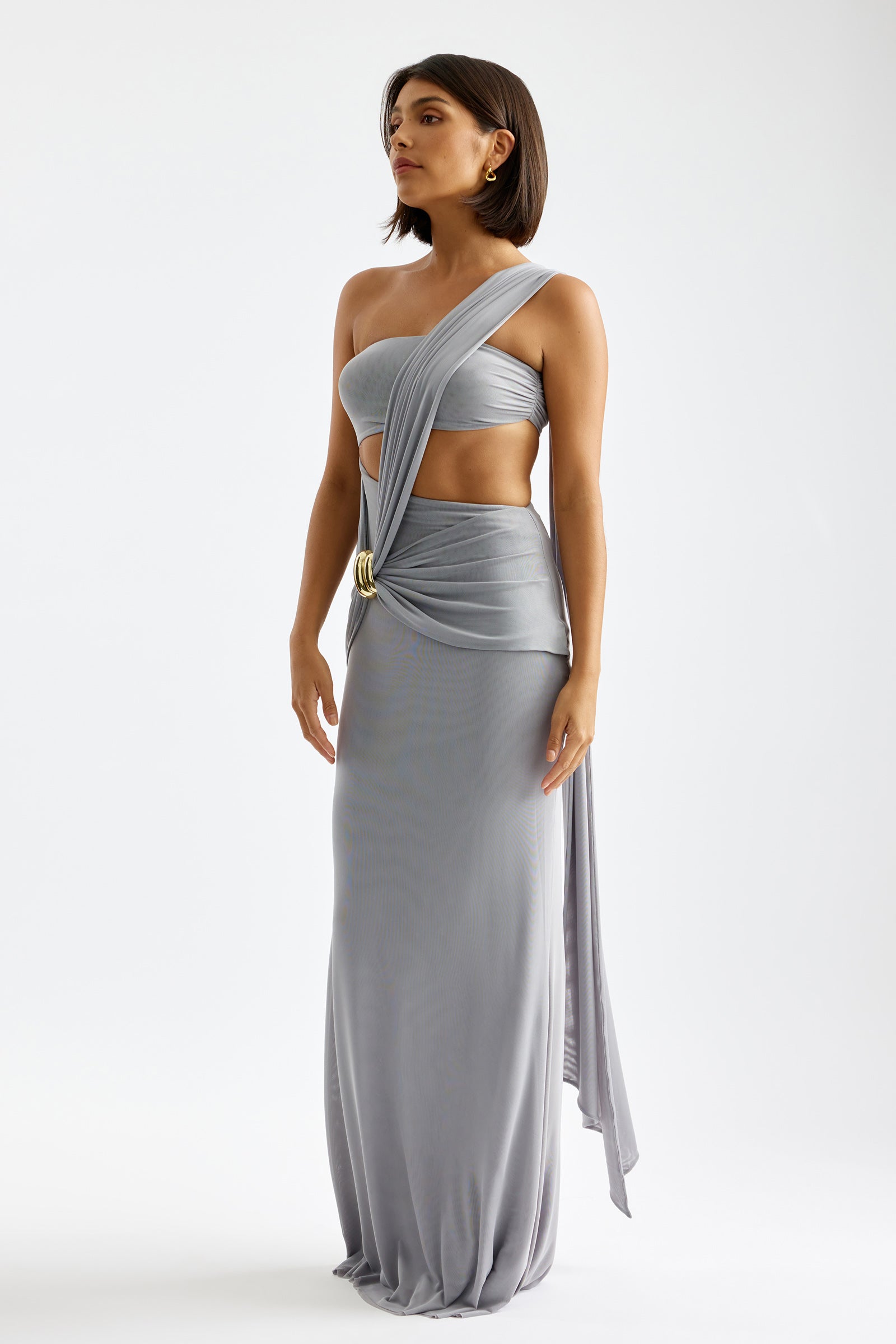 Emery Dress - Light Grey