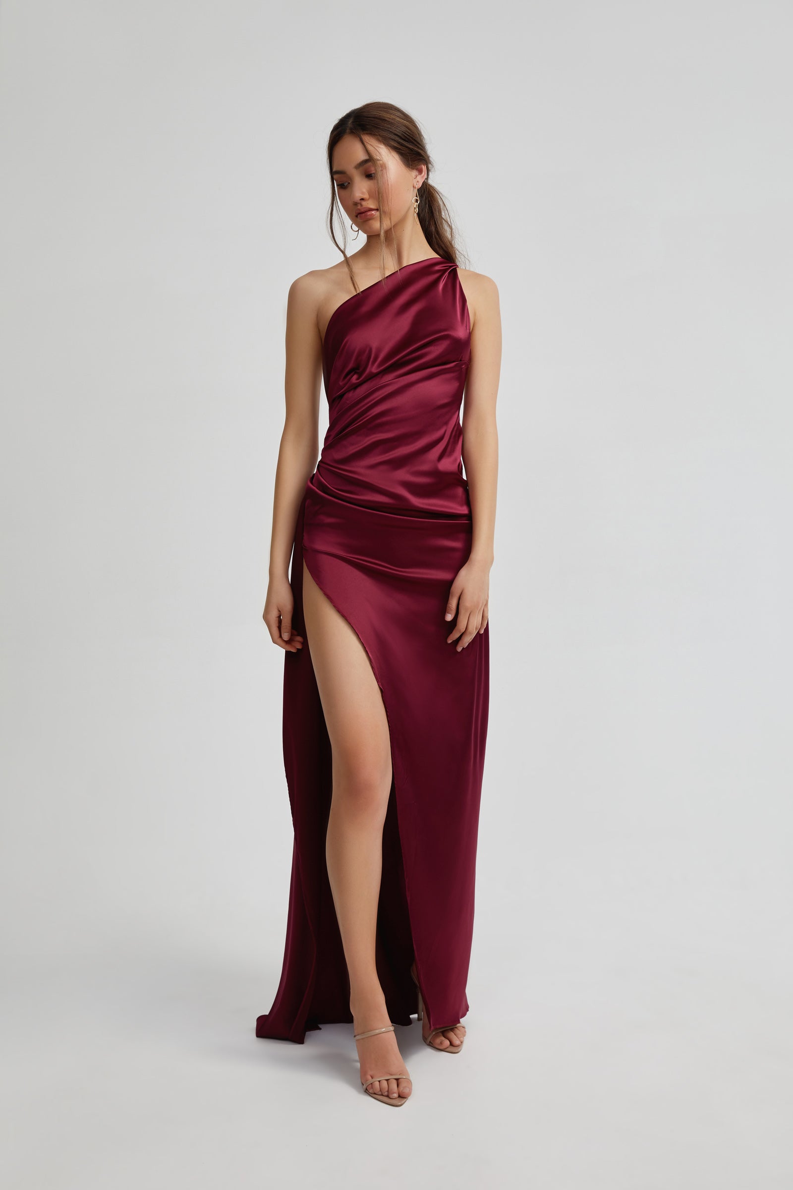 Samira Dress - Burgundy