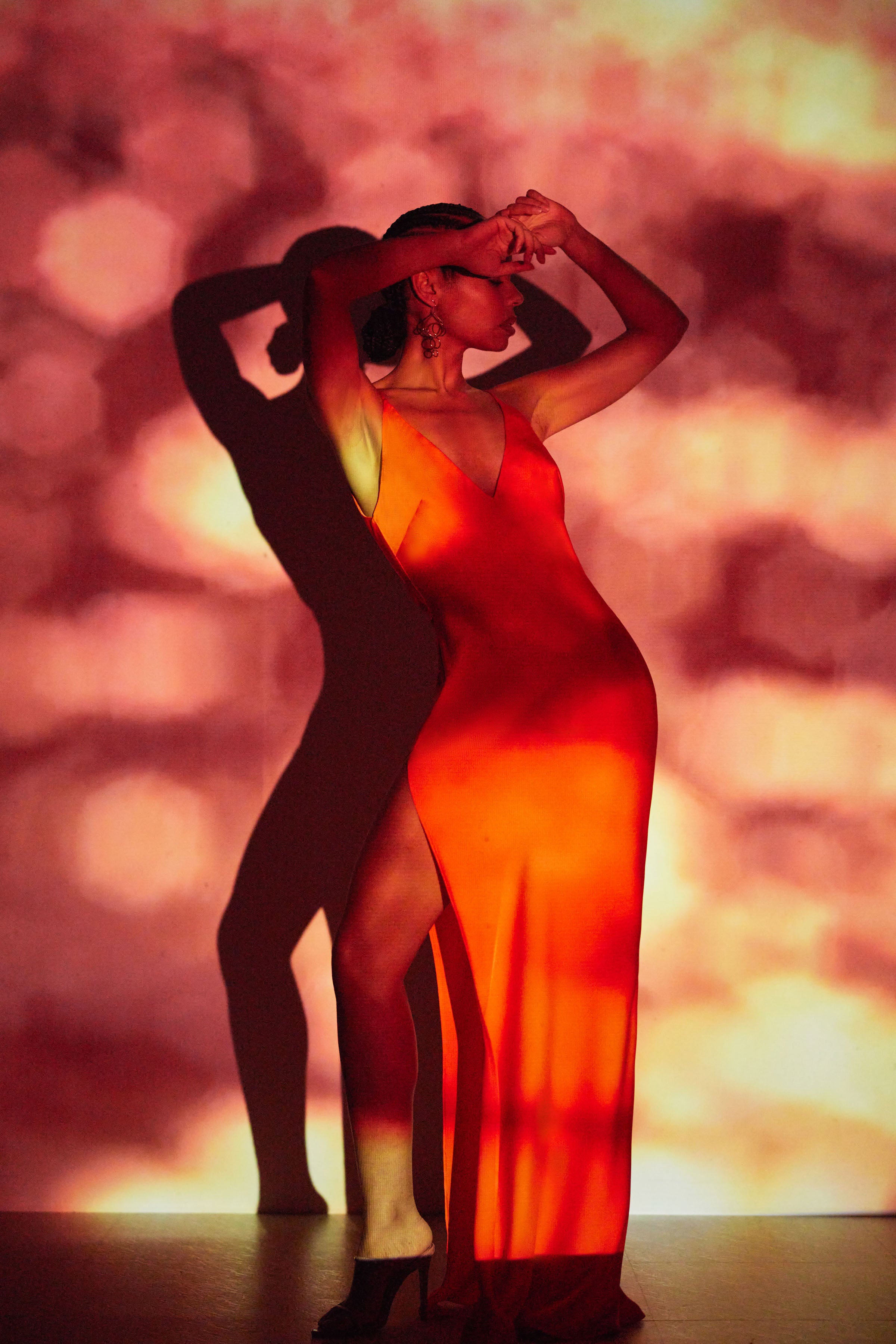 Gaia Dress - Tangelo