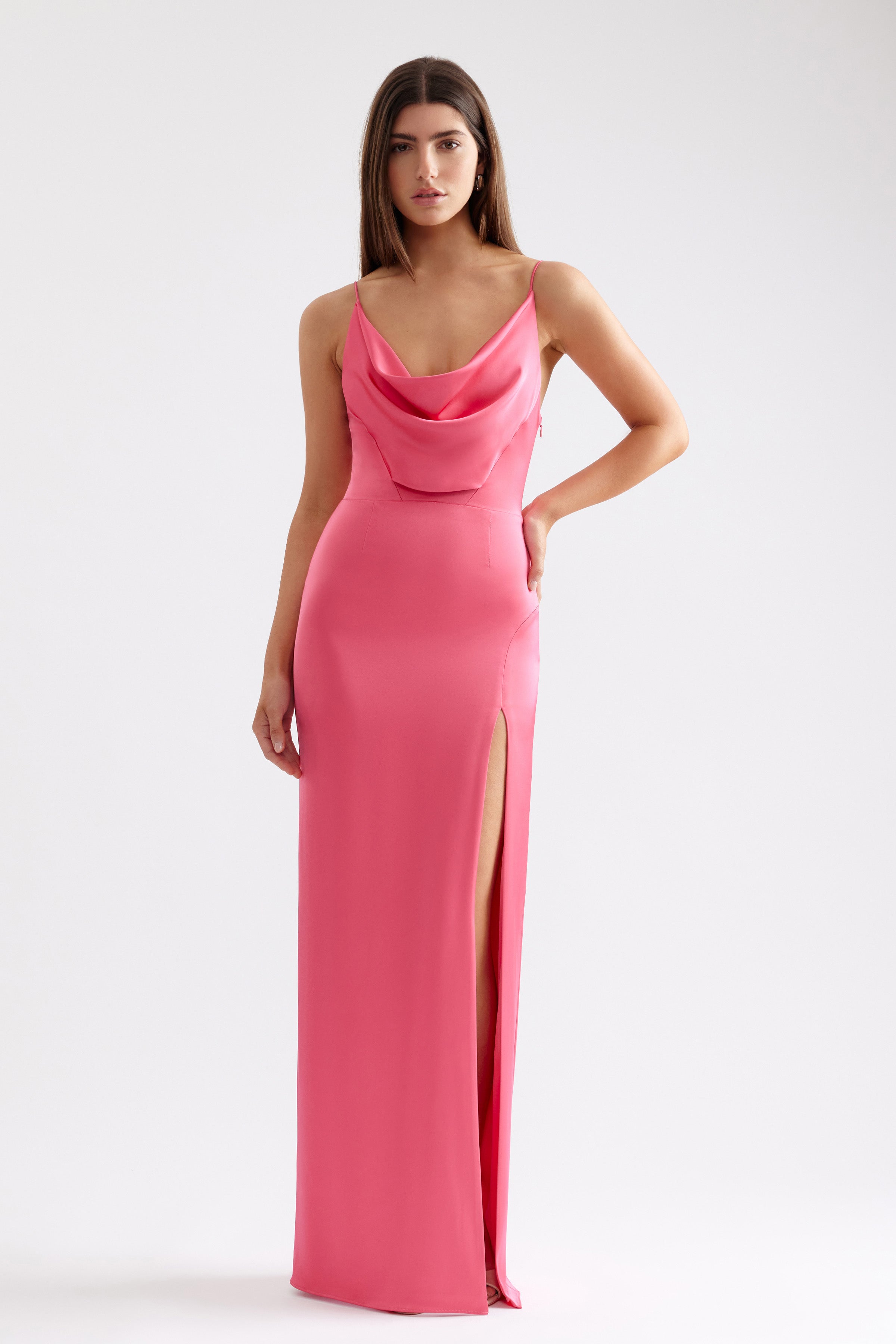 Marion Dress - Deep Pink