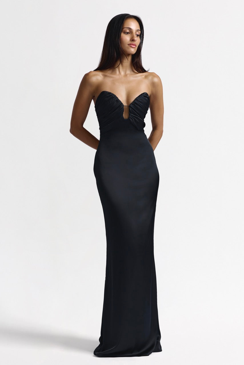 Magnolia Dress - Black, AU/UK 12