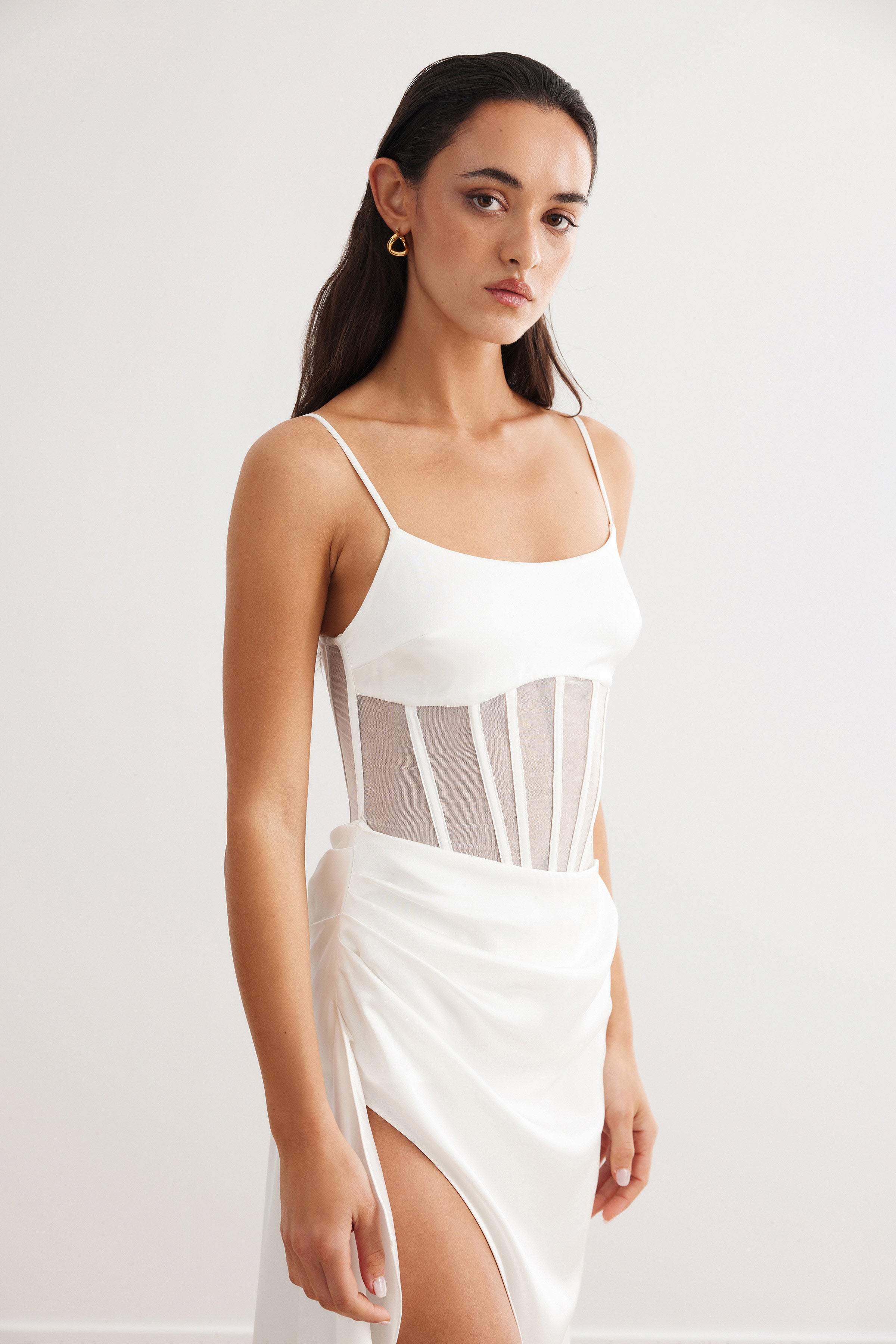 Estelle Dress - White