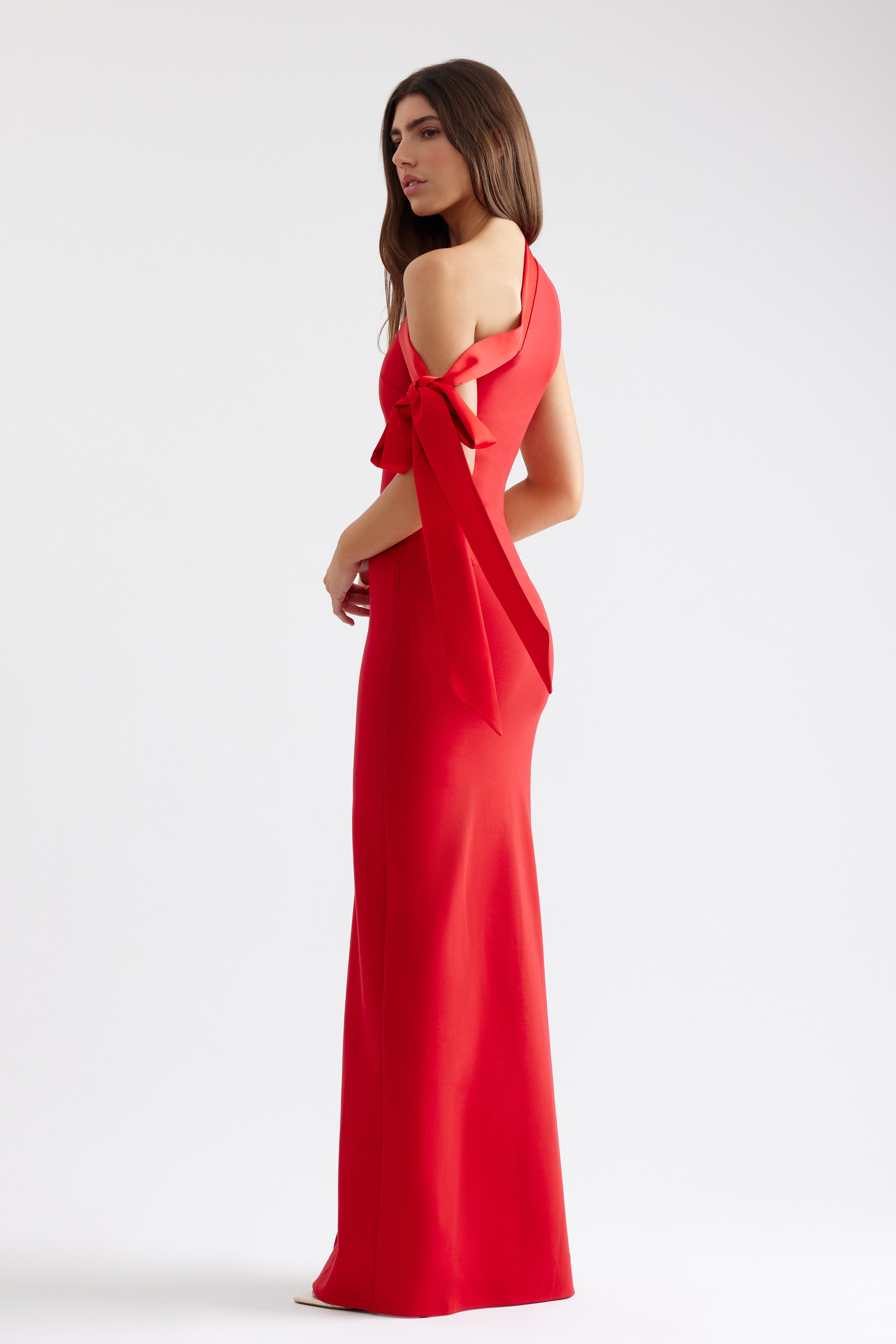 Sidney Dress - Deep Red