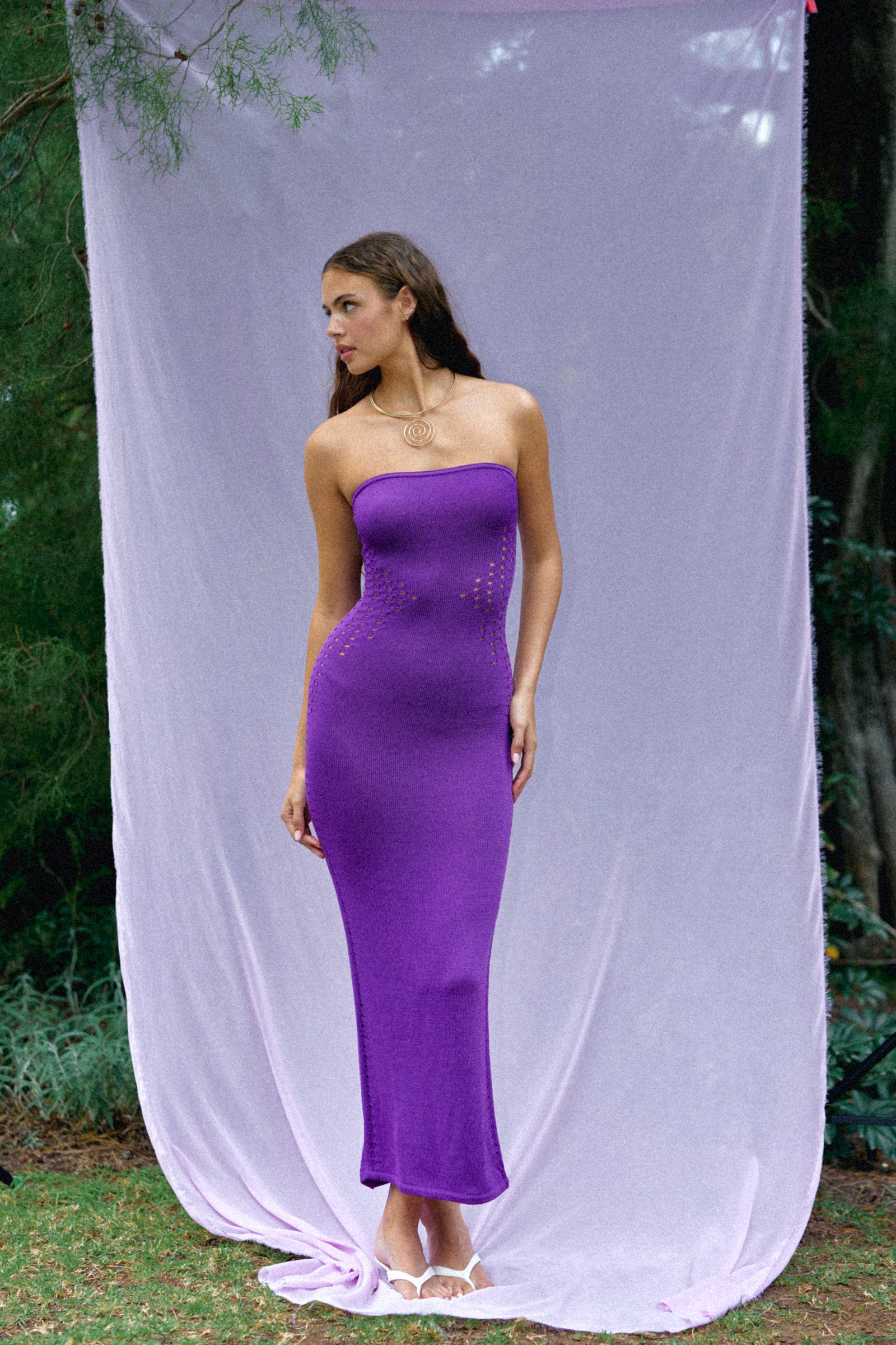 Cherise Dress - Violet