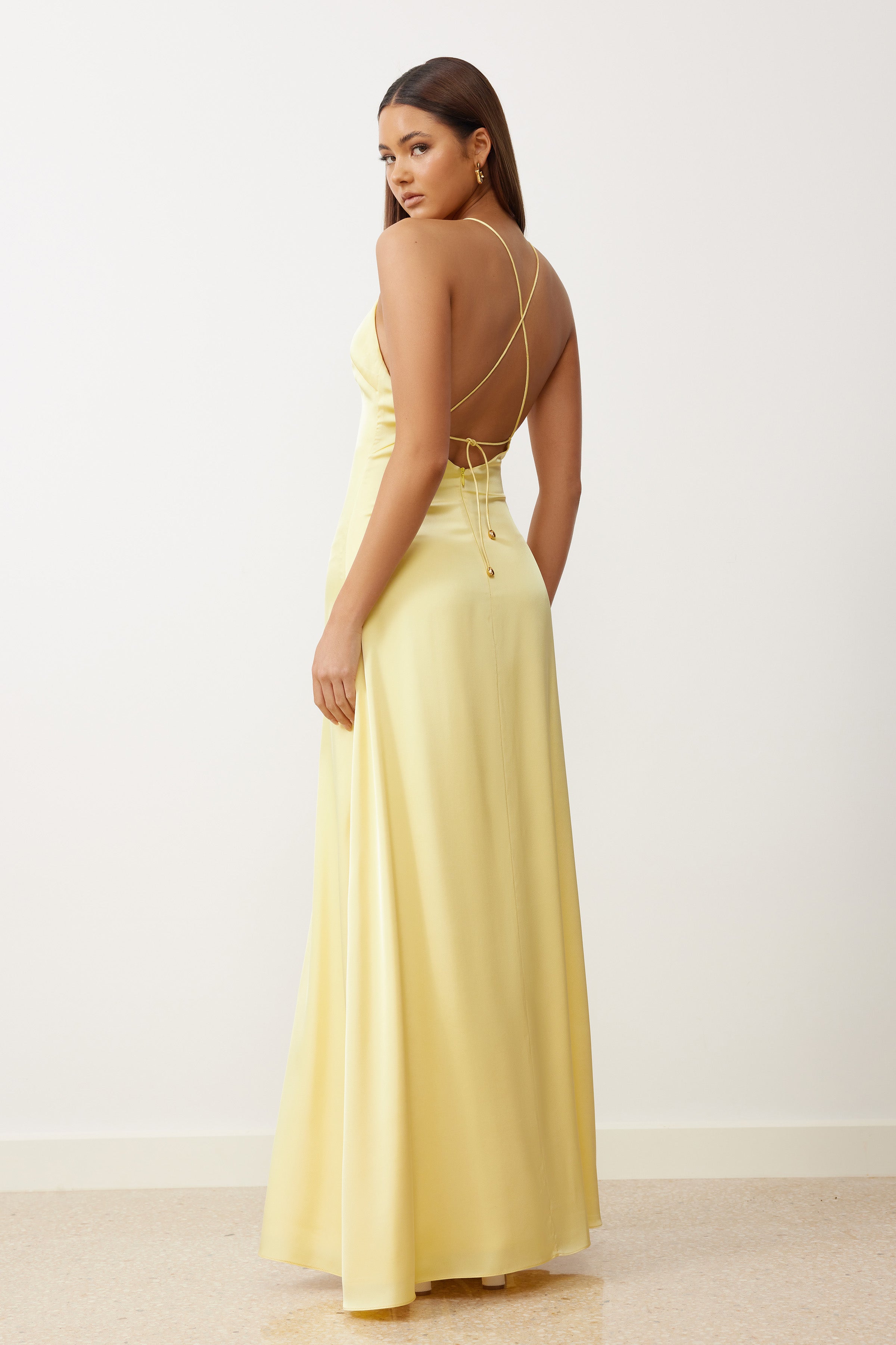 Bali Dress - Lemon, AU/UK 04
