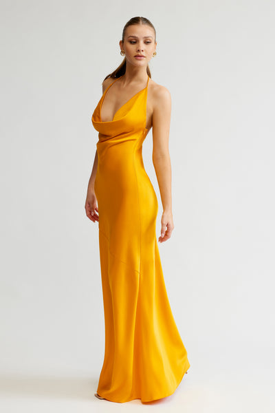 Freya Dress - Saffron, AU/UK 4
