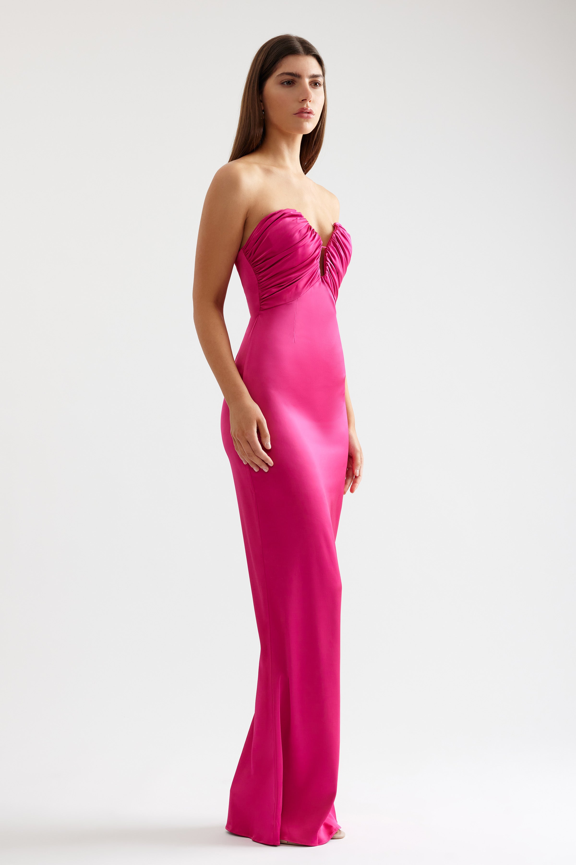 Magnolia Dress Magenta Sweetheart Mermaid Gown | Studio Lexi
