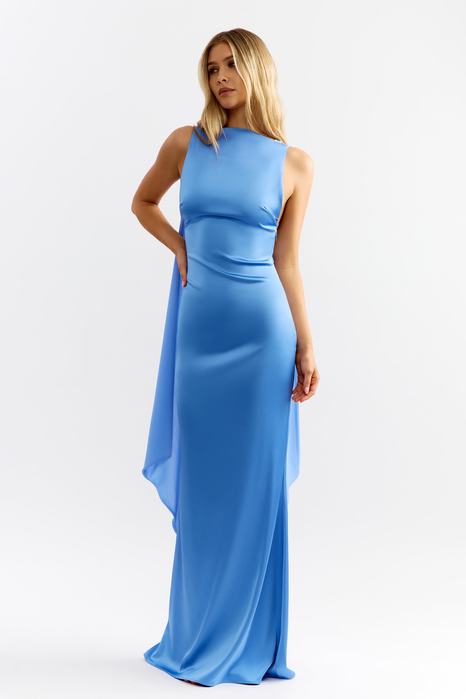 Audrey Dress - Ocean Blue