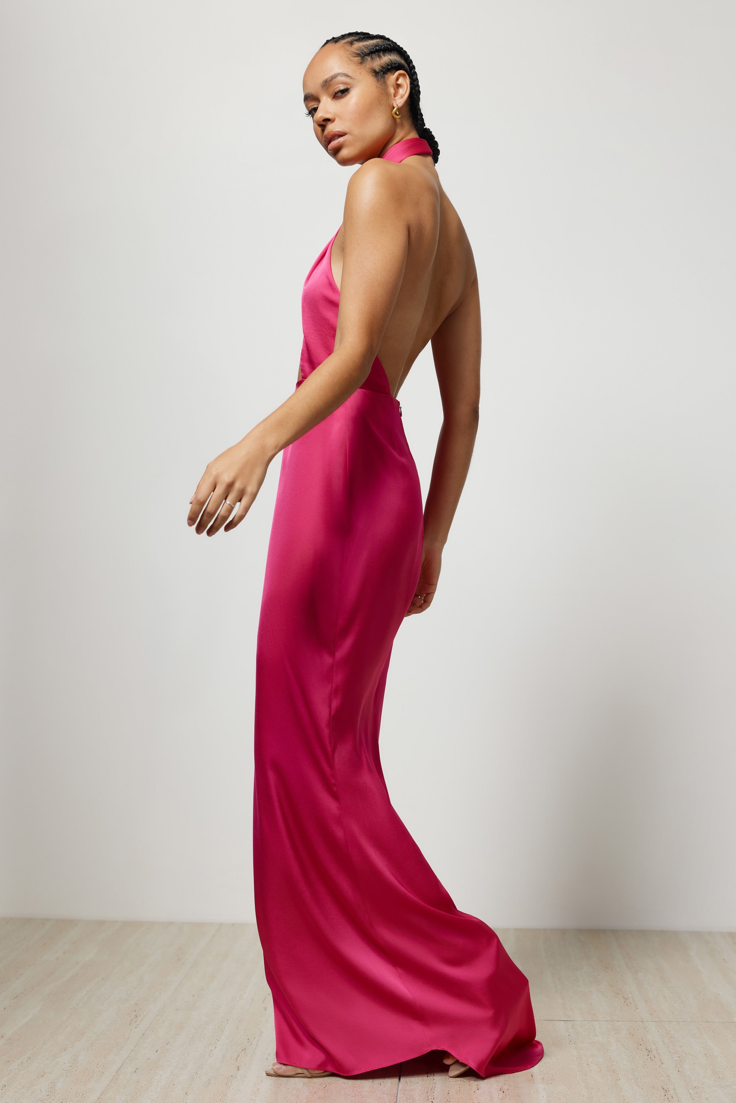 Fay Dress - Fuchsia