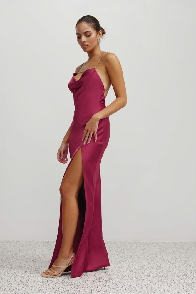 Ariel Dress - Crimson