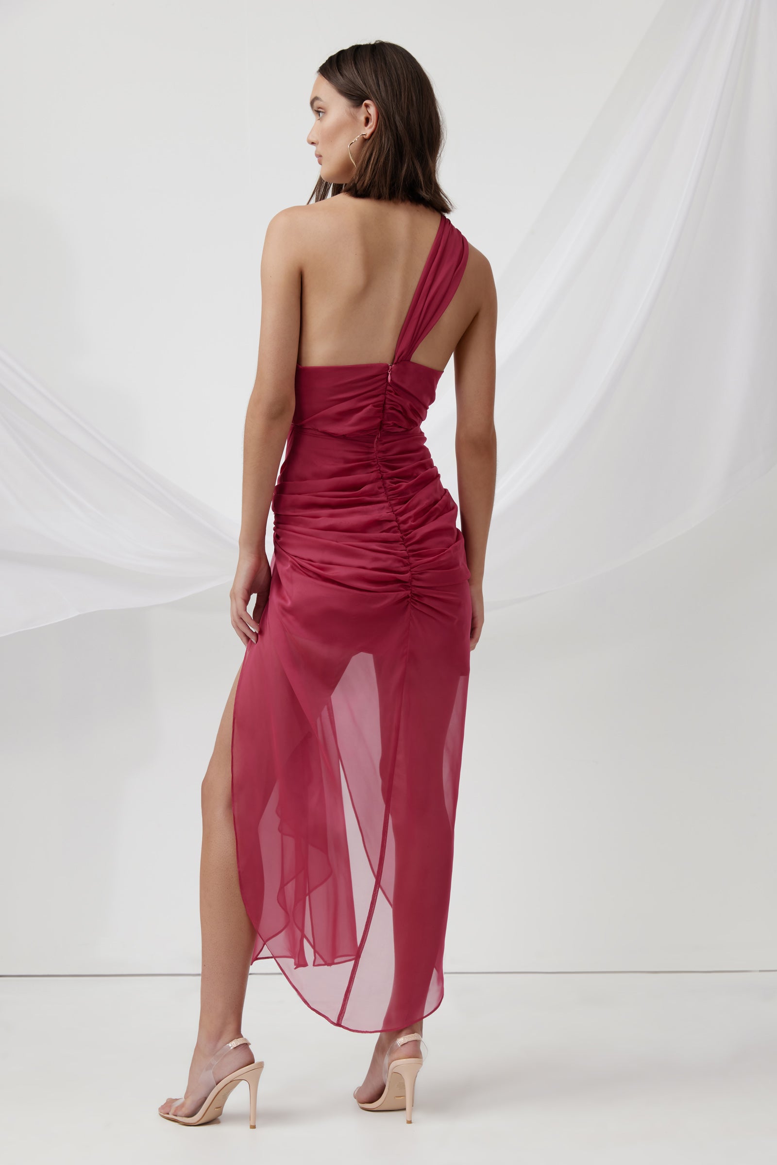 Lotus Dress - Raspberry